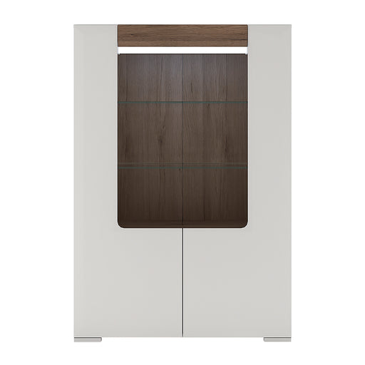 Toronto 4200144 Low Glazed 2 Door Display Cabinet (inc. Plexi Lighting) - Insta Living