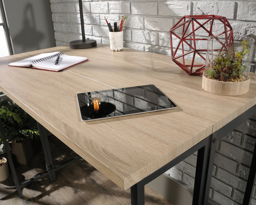 Teknik 5424943 Industrial Style High Work Table in Charter Oak - Insta Living