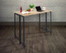 Teknik 5424943 Industrial Style High Work Table in Charter Oak - Insta Living