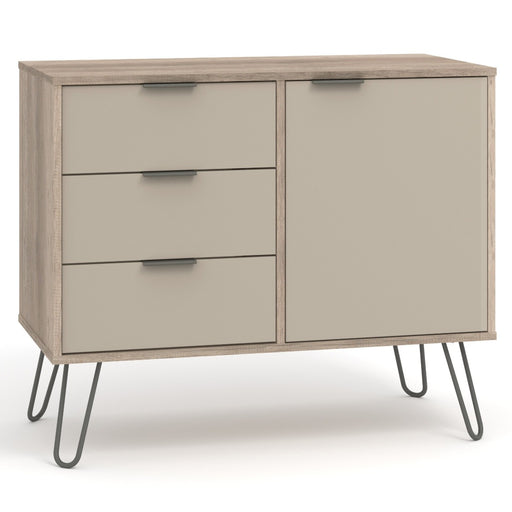 Core Products AGD915 Augusta Driftwood Small Sideboard with 1 Doors, 3 Drawers - Insta Living