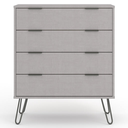 Core Products AGG514 Augusta Grey 4 Drawer Chest of Drawers - Insta Living