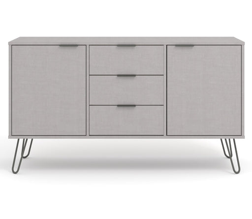 Core Products AGG916 Augusta Grey Medium Sideboard with 2 Door, 3 Drawers - Insta Living