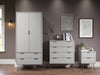 Core Products AGG533 Augusta Grey 3+3 Drawer Wide Chest of Drawers - Insta Living