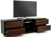 MDA Designs Avitus Black/Walnut TV Cabinet for up to 65" TV Screens - Insta Living