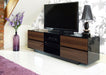 MDA Designs Avitus Black/Walnut TV Cabinet for up to 65" TV Screens - Insta Living
