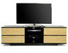 MDA Designs Avitus Black/Oak TV Cabinet for up to 65" TV Screens - Insta Living