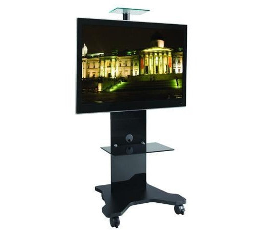 B-Tech BTF820 CANTABRIA TV/VC Trolley Stand for up to 50” Screens - Insta Living