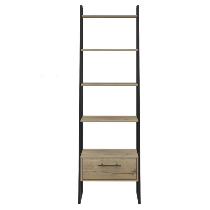 Core Products BK925 Brooklyn Ladder Shelf Unit with Black Metal Legs - Insta Living