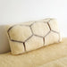 Native Natural Cashmere Wool Pillow in Natural Hex (40 x 80cm) - Insta Living