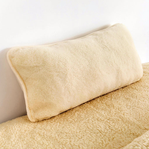 Native Natural Cashmere Wool Pillow in Natural (40 x 80cm) - Insta Living