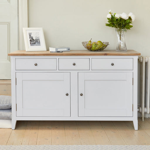 Baumhaus CFF02A Signature Grey Large Sideboard - Insta Living