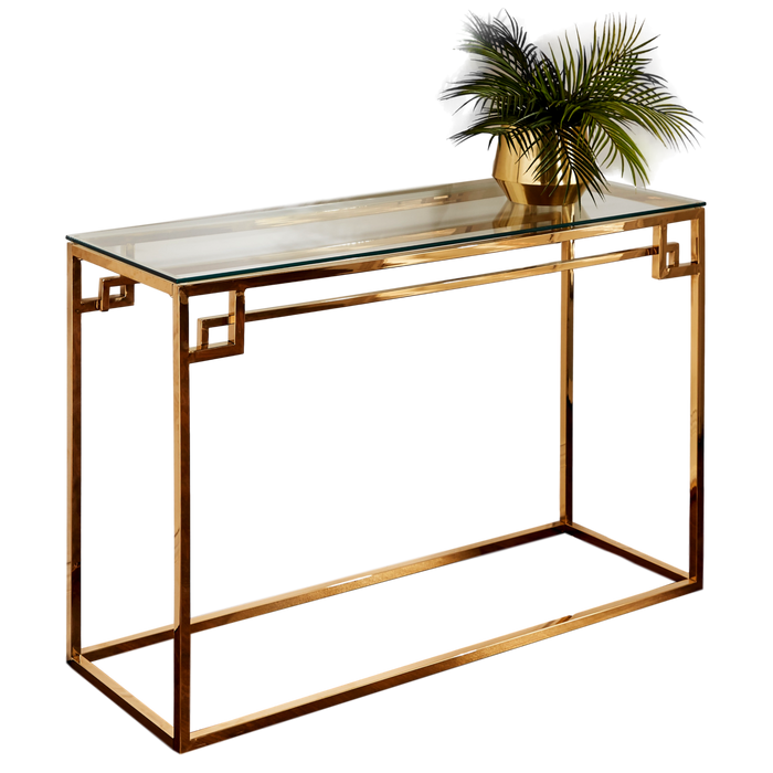 Native Home & Lifestyle Cesar Gold Console Table - Insta Living