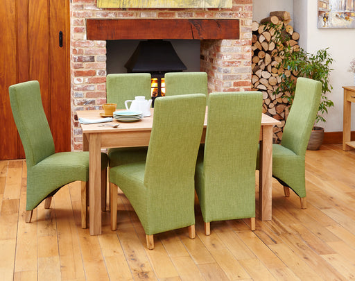 Baumhaus COR04B Mobel Oak 150cm Dining Table (4/6 Seater) - Insta Living