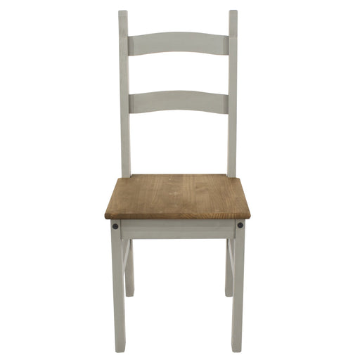 Core Products CRG105 Corona Grey Solid Pine Chairs (Pair) - Insta Living