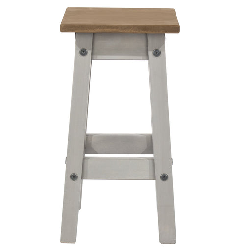 Core Products CRG106 Corona Grey Low Kitchen Stool (Pair) - Insta Living