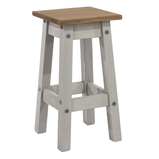 Core Products CRG106 Corona Grey Low Kitchen Stool (Pair) - Insta Living