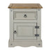 Core Products CRG510 Corona Grey 1 Door, 1 Drawer Bedside Cabinet - Insta Living