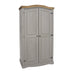Core Products CRG520 Corona Grey 2 Door Wardrobe - Insta Living