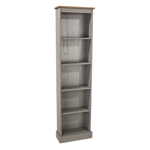 Core Products CRG946 Corona Grey Tall Narrow Bookcases - Insta Living