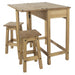 Core Products CRTBSET4 Breakfast Drop Leaf Table & 2 Stools Set - Insta Living
