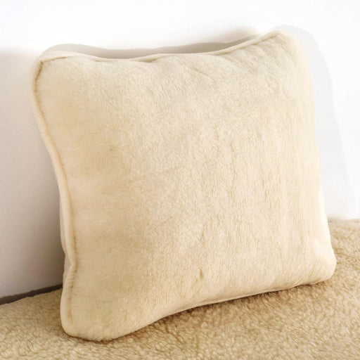 Native Natural Cashmere Wool Cushion in Natural (50 x 60cm) - Insta Living