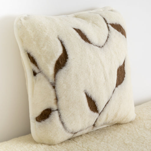 Native Natural Merino Wool Pillow in Leaf - Insta Living