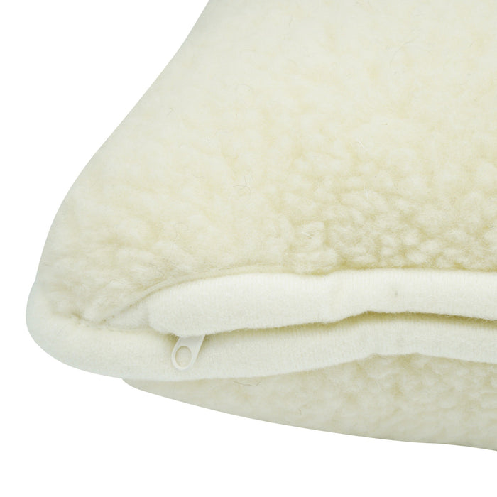 Native Natural Merino Wool Pillow in Natural - Insta Living