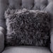 Native Natural Sheepskin Cushion Grey - Insta Living