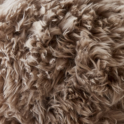 Native Natural Sheepskin Cushion Light Brown - Insta Living