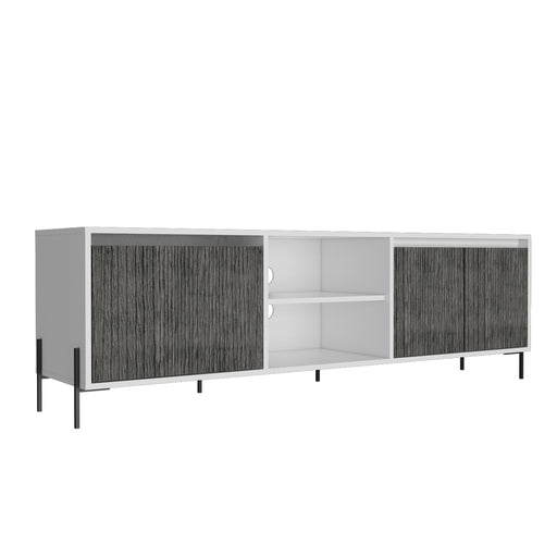 Core Products DL912 Dallas Ultra Wide TV Rack with 4 Doors - Insta Living