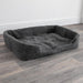 Native Natural Merino Wool Large Pet Bed in Grey - Insta Living
