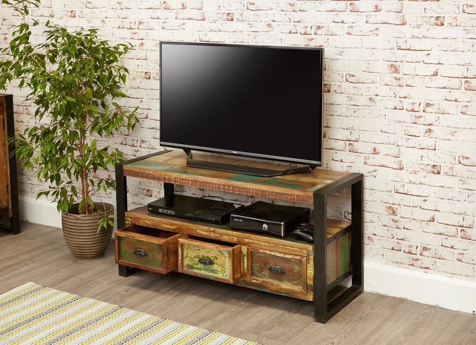 Baumhaus IRF09B Urban Chic TV Cabinet for up to 60" Screens - Insta Living