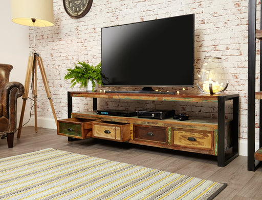 Baumhaus IRF09C Urban Chic TV Cabinet for up to 80" Screens - Insta Living