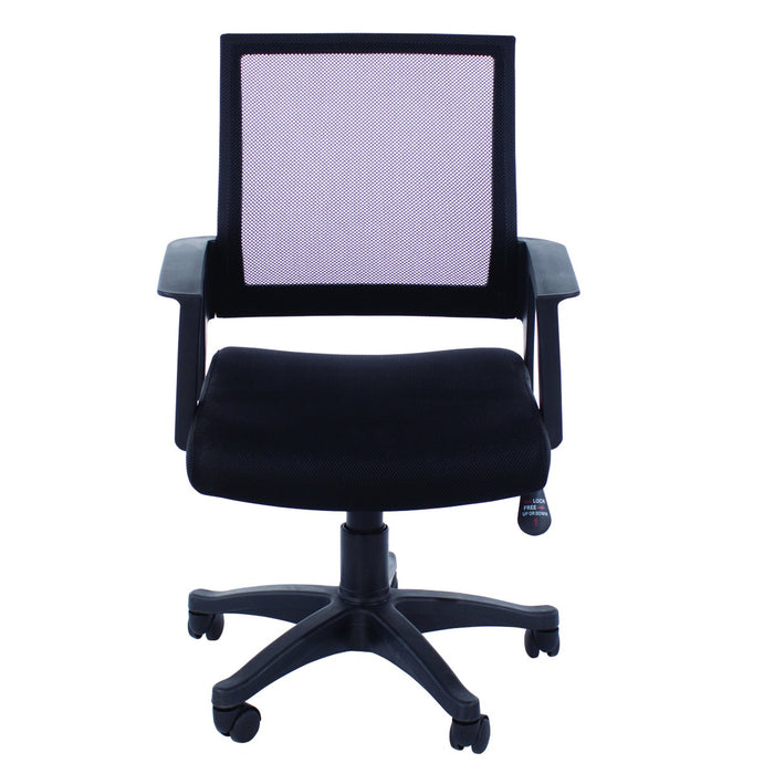 Core Products LFCH25-BK Loft Home Office Chair in Black Mesh - Insta Living
