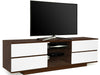 MDA Designs Avitus Walnut/White TV Cabinet for up to 65" TV Screens - Insta Living
