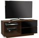 MDA Designs Gallus Walnut and Black TV Cabinet for up to 55" Screens - Insta Living
