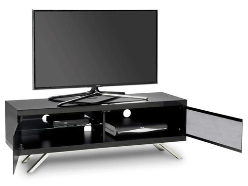 MDA Designs Tucana 1200 Hybrid Black TV Cabinet for up to 60" Screens - Insta Living