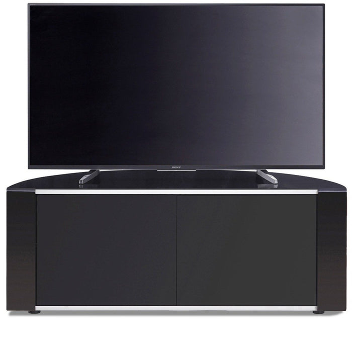 MDA Designs Sirius 1200 Black TV Cabinet for up to 55" Screens - Insta Living