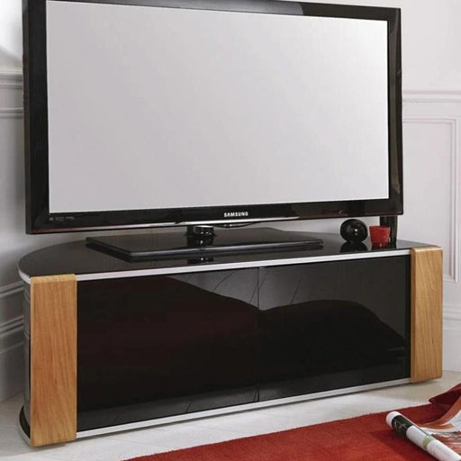 MDA Designs Sirius 1200 Oak TV Cabinet for up to 55" Screens - Insta Living