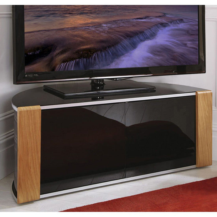 MDA Designs Sirius 850 Walnut TV Cabinet for up to 40" Screens - Insta Living
