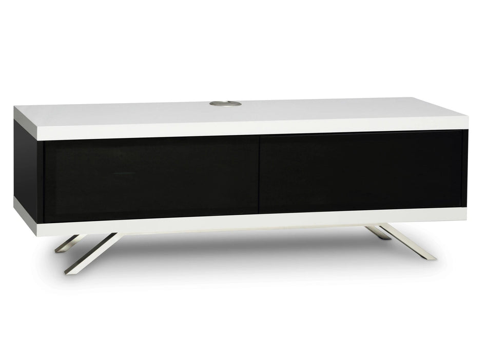 MDA Designs Tucana 1200 Hybrid White TV Cabinet for up to 60" Screens - Insta Living