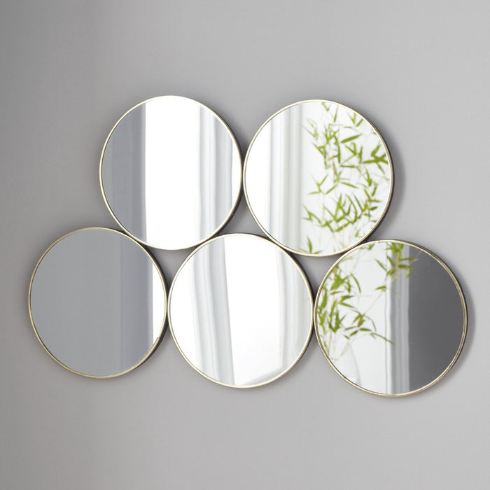 Native Home & Lifestyle 5 Circles Mirror with Gold Frame - Insta Living