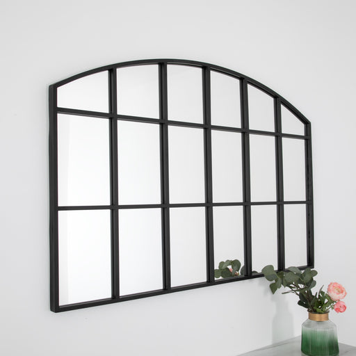 Native Home & Lifestyle Horizontal Arch Mirror with Black Frame - Insta Living