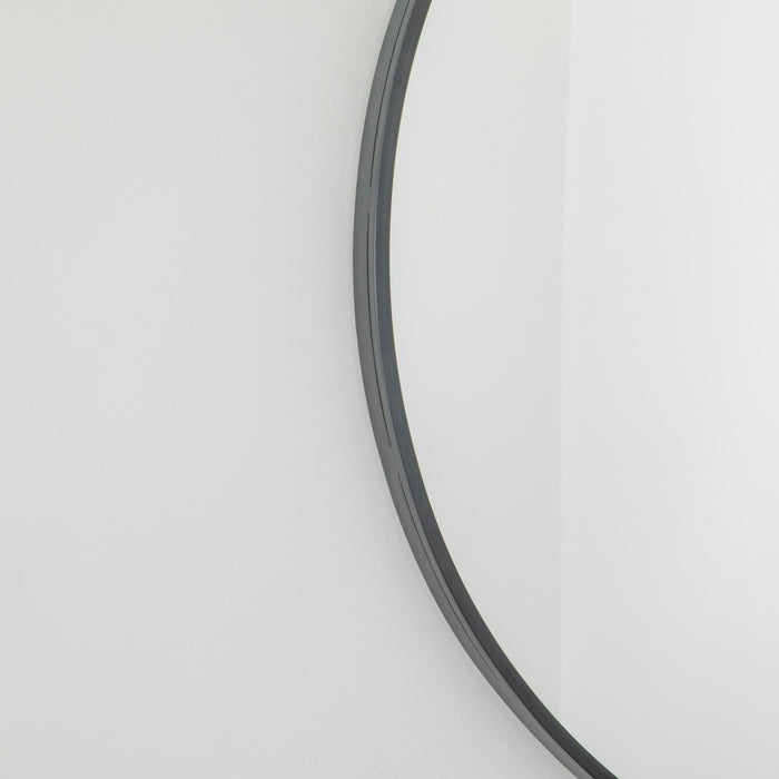 Native Home & Lifestyle Manhattan Round Mirror Grey (80cm) - Insta Living
