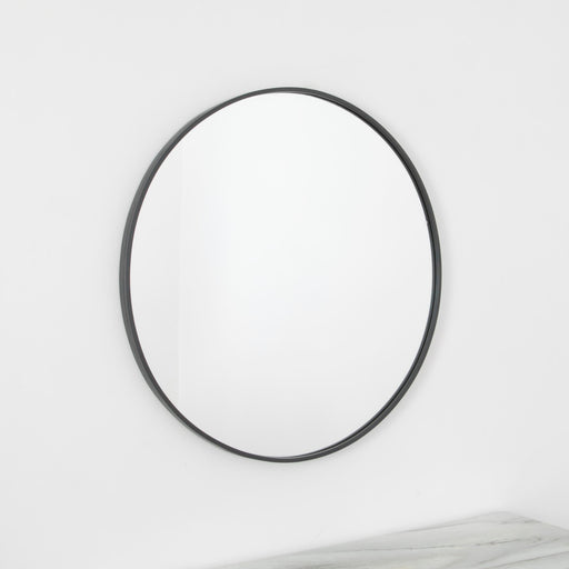 Native Home & Lifestyle Manhattan Round Mirror Grey (80cm) - Insta Living