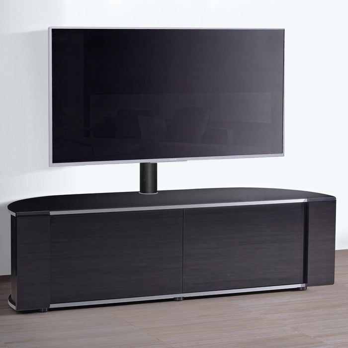 MDA Designs Sirius 1600 Hybrid Black TV Cabinet for up to 65" Screens - Insta Living
