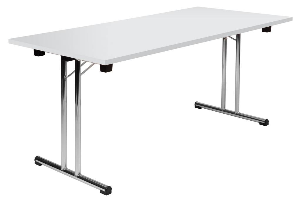 Teknik 6909WHI Space Folding Table in White - Insta Living