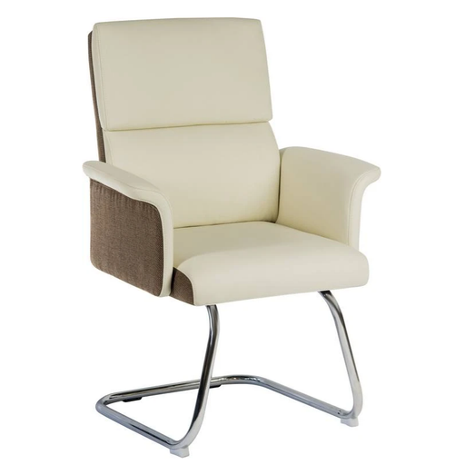 Teknik 6959CRE Elegance Medium Cream Visitor Chair - Insta Living