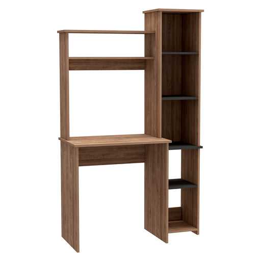 Core Products VG109 Vegas Tall Workstation with Keyboard Shelf and Storage Unit - Insta Living