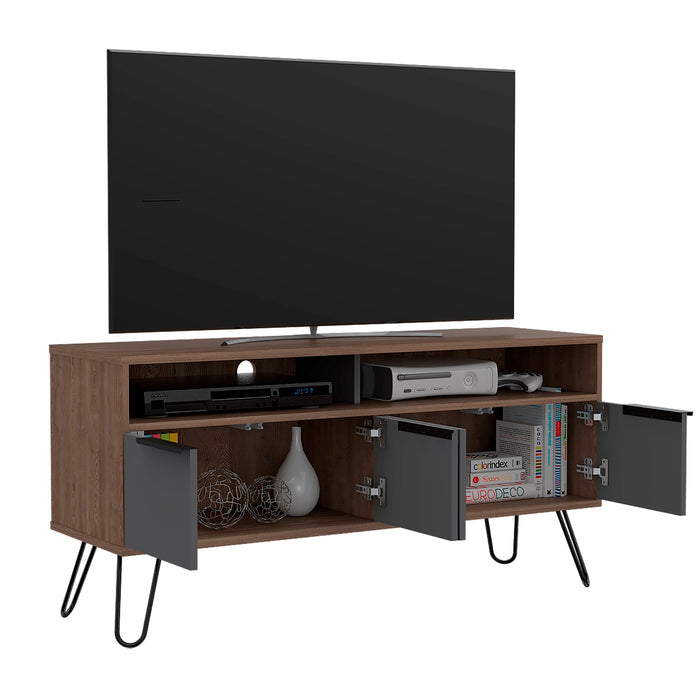 Core Products VG912 Vegas Wide Screen TV Rack with 4 Doors - Insta Living